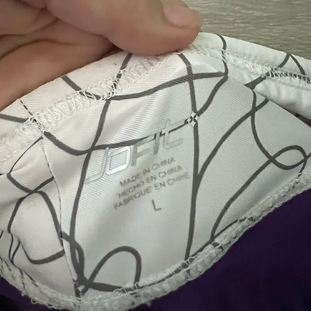 Jofit Sierra Swirl Piped Ruffle Golf Tennis Skort Ladies size Large - Picture 7 of 8